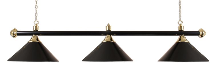 Joba lampe med 3 sorte skærme